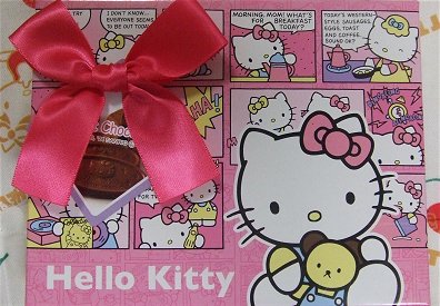 Hello Kitty Fourchette mascotte à pois 